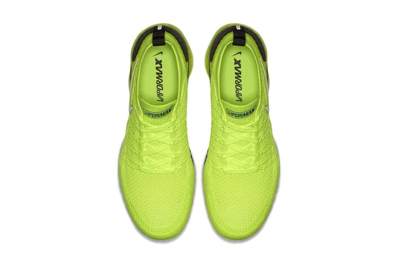 漆黑中的螢光綠-Nike Air VaporMax 2 Flyknit「Volt」官方正式相片釋出