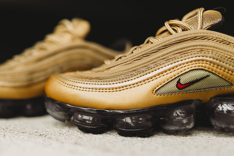 近賞 Nike Air VaporMax 97「Metallic Gold」配色