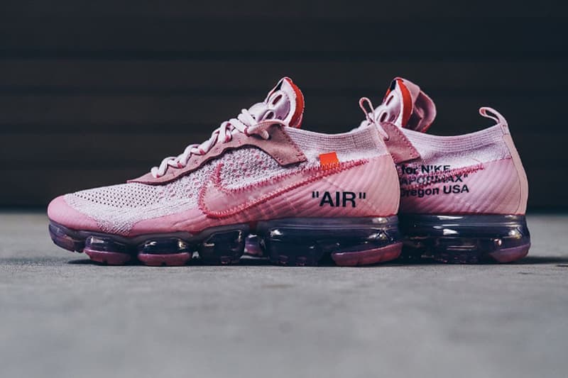 近賞 Off-White™ x Nike Air VaporMax 2018 粉色版本定製鞋款