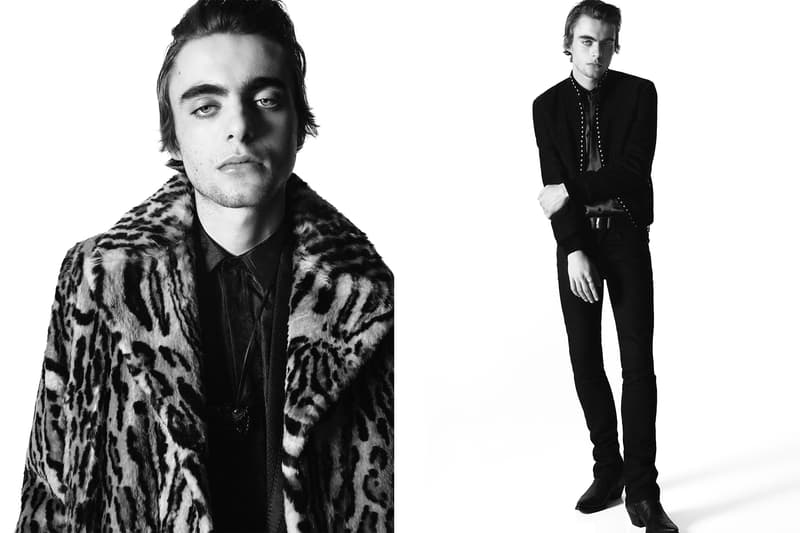 Lennon Gallagher 擔任 Saint Laurent 男裝代言人