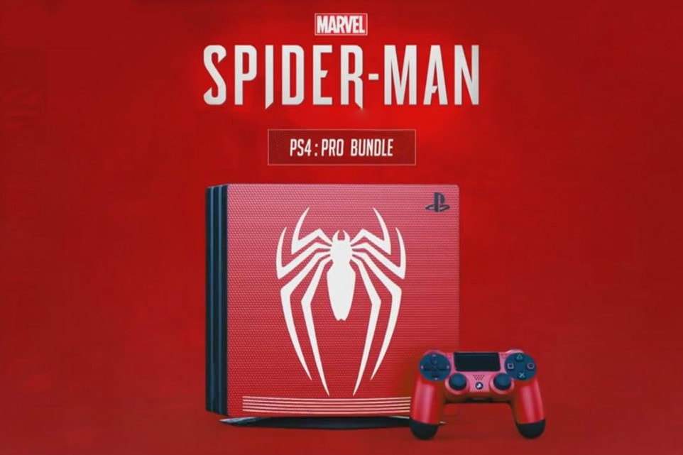 Sony 別注版「Spider-Man」PlayStation 4 Pro 首度曝光