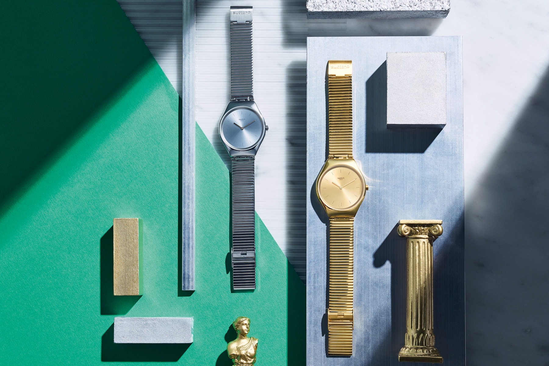 Swatch 首個超薄金屬手錶系列「SKIN Irony」正式登場