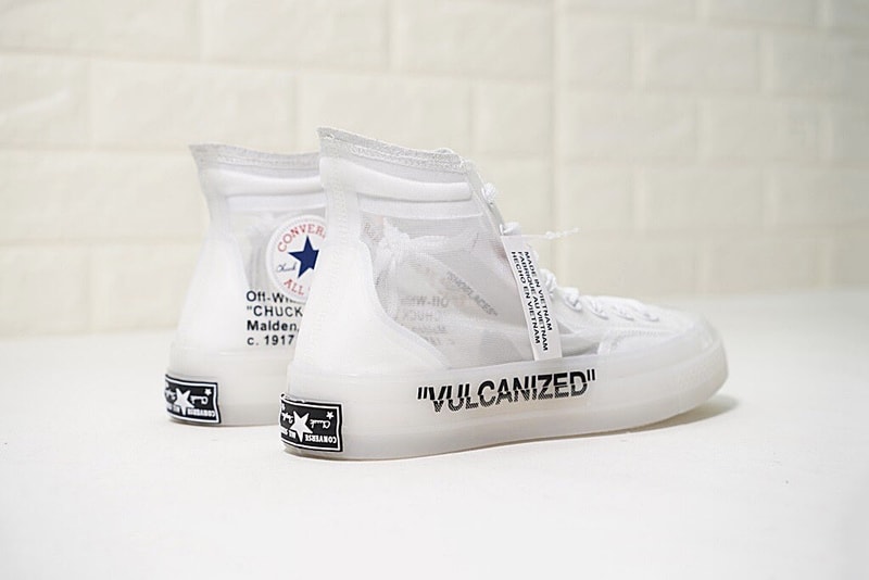 UPDATE: 網絡流傳的 Converse x Virgil Abloh Chuck 70 白色版並非官方配色