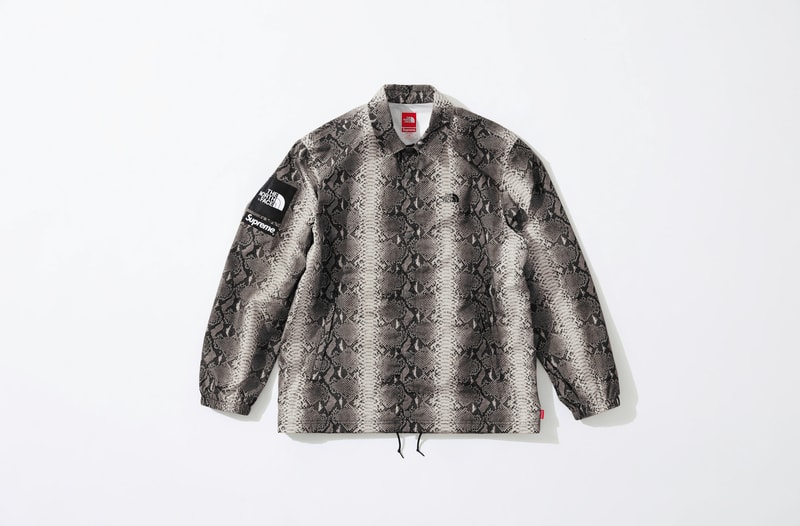 Supreme x The North Face 2018 春夏「Snake-Print」系列正式發布