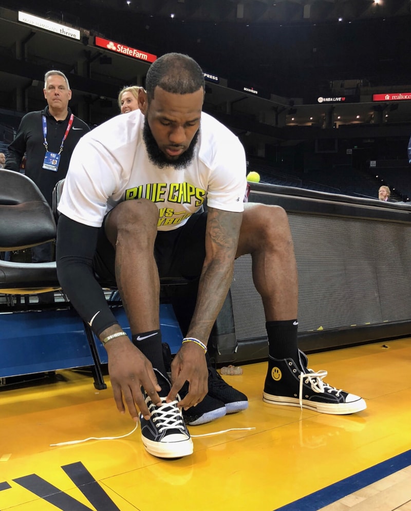 LeBron James 親自著用 Chinatown Market 客製 Nike x Converse Chuck 70 鞋款
