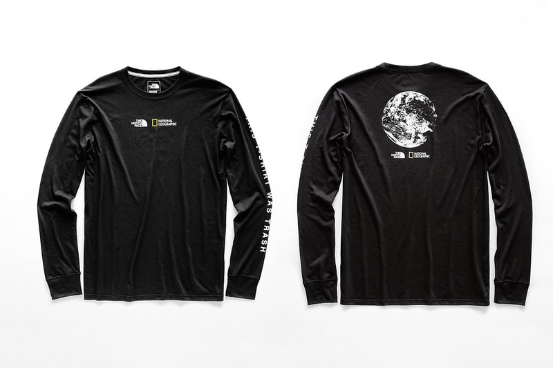 The North Face x National Geographic 攜手打造膠樽回收 T-Shirt 環保系列