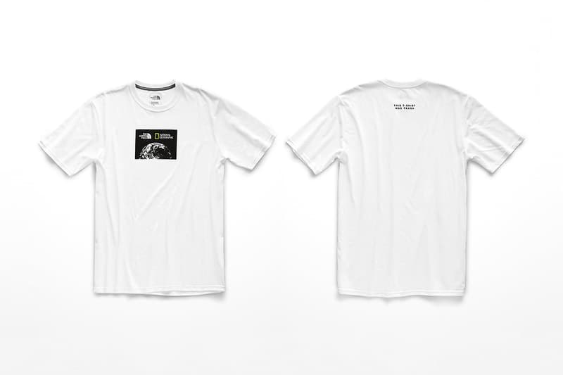 The North Face x National Geographic 攜手打造膠樽回收 T-Shirt 環保系列