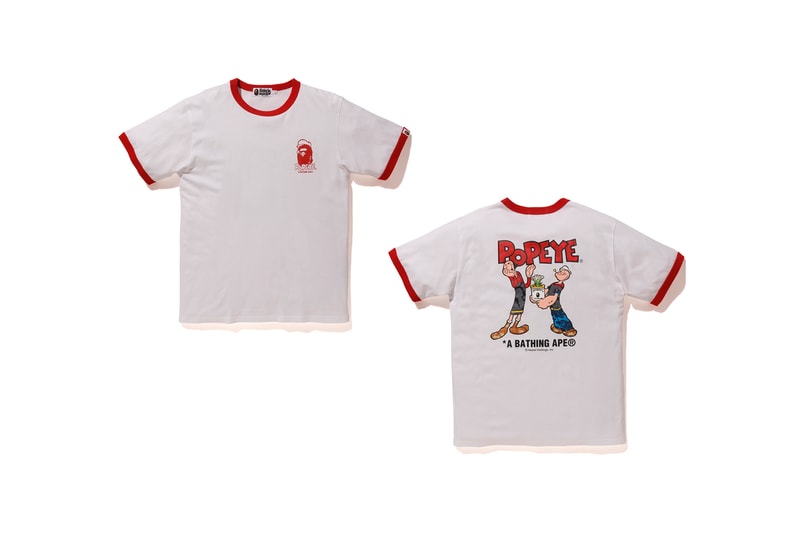 A BATHING APE® 聯乘 POPEYE® 攜手服飾系列