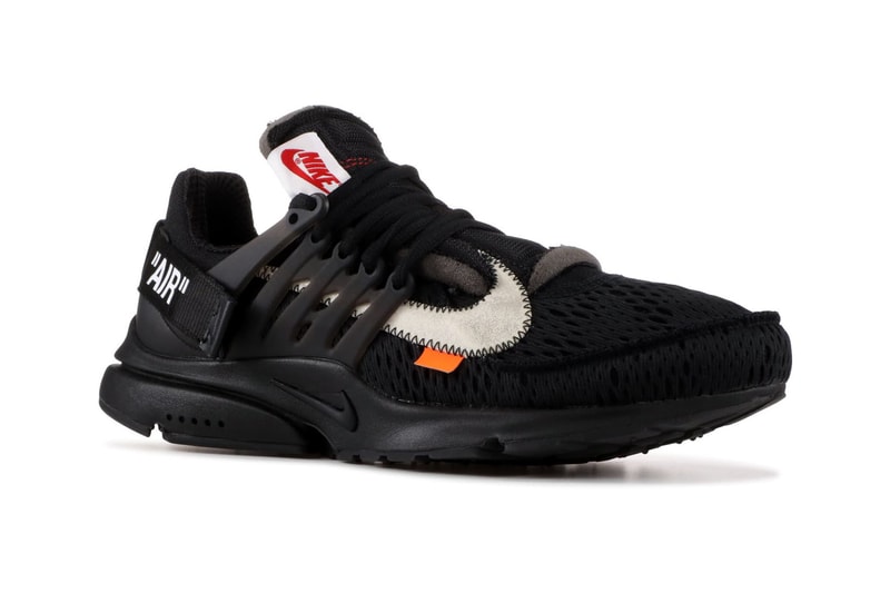 近賞 Virgil Abloh x Nike Air Presto 2.0 黑白配色鞋款