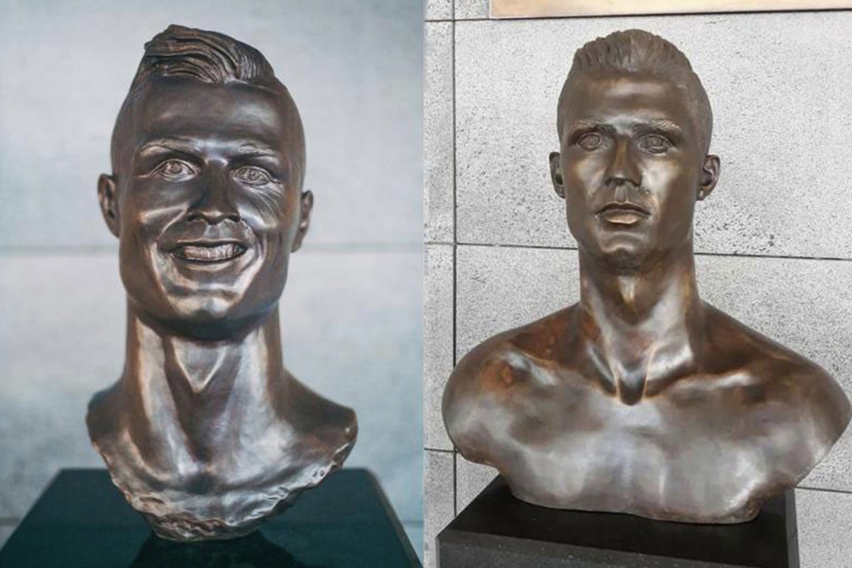 Madeira Airport 終於把面容扭曲的 Cristiano Ronaldo 銅像給替換了！