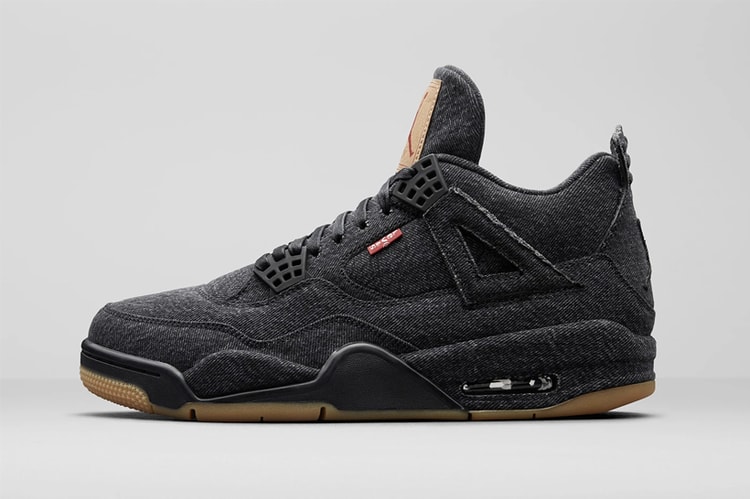 Levi's® x Air Jordan 4 聯乘黑白丹寧配色本月正式發售