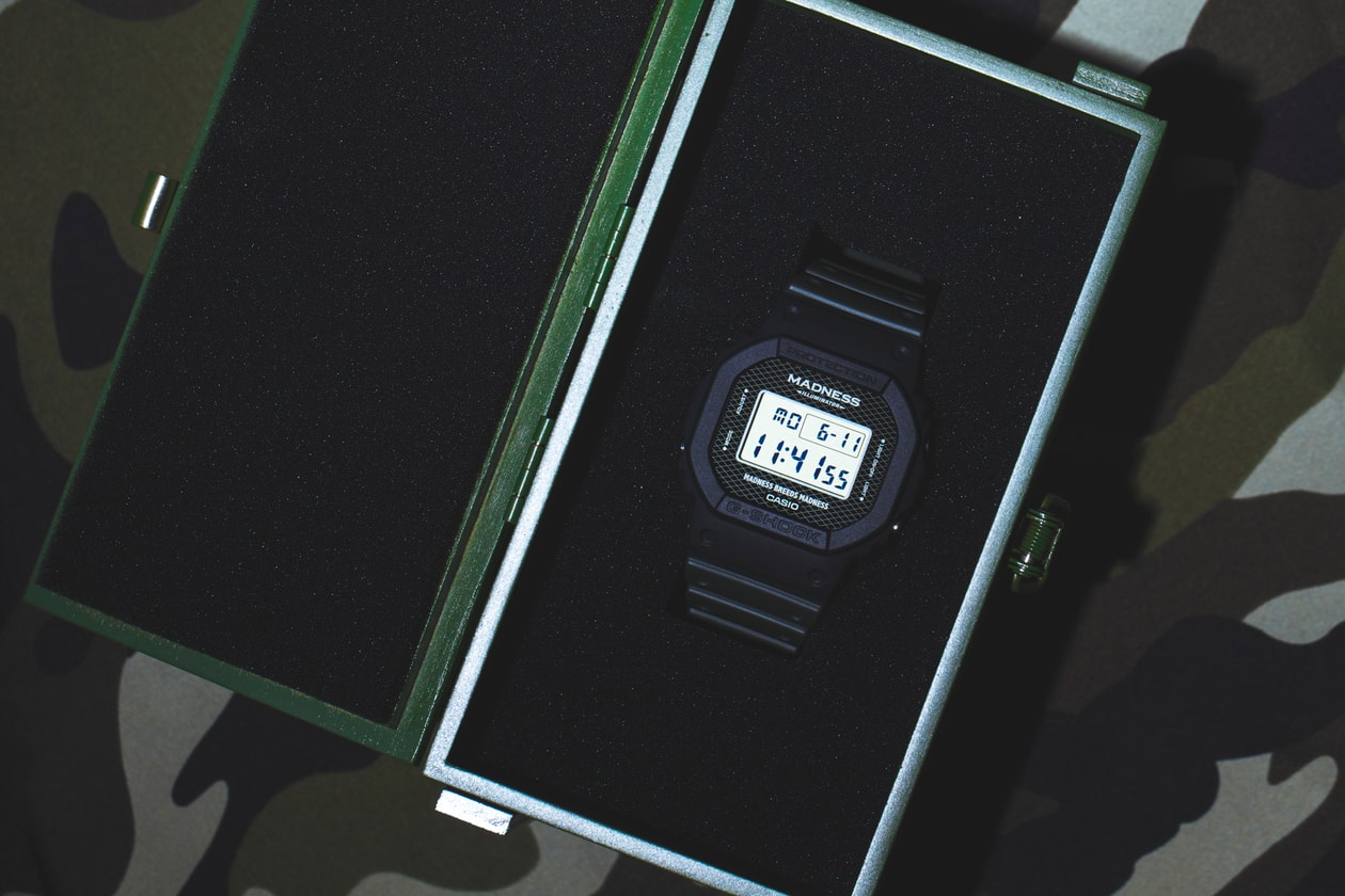G-SHOCK 找來 MADNESS 打造 35 週年限量聯名錶款 DW-5000MD