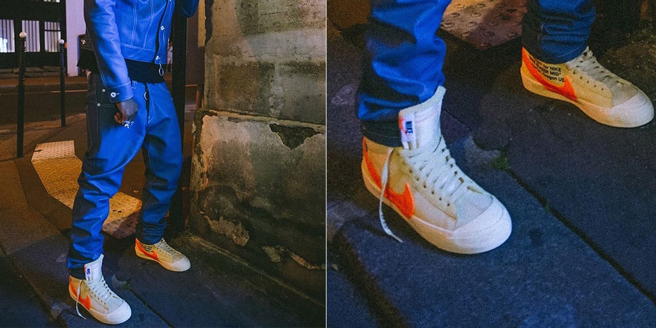 新版 Off-White™ x Nike Blazer 亮相巴黎時裝周街頭！？