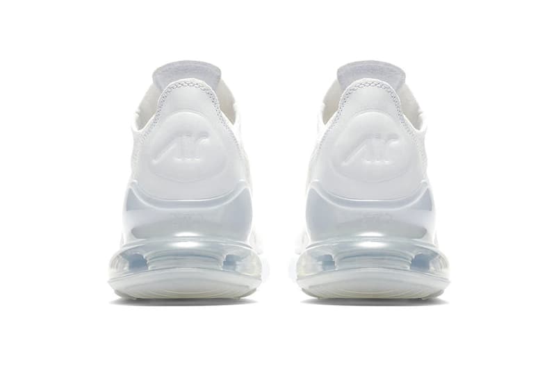 近賞 Nike Air Max 270 Flyknit 最新配色「Triple White」