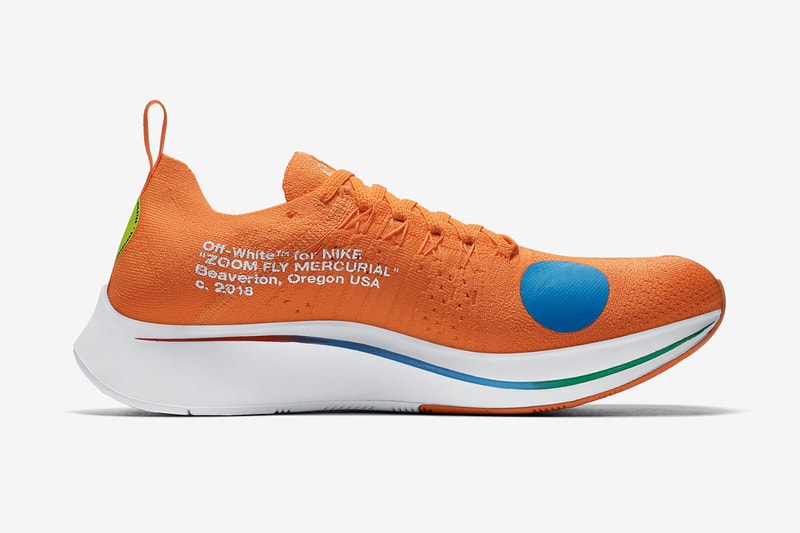 Off-White™ x Nike 聯乘 Zoom Fly Mercurial Flyknit 官方圖片釋出