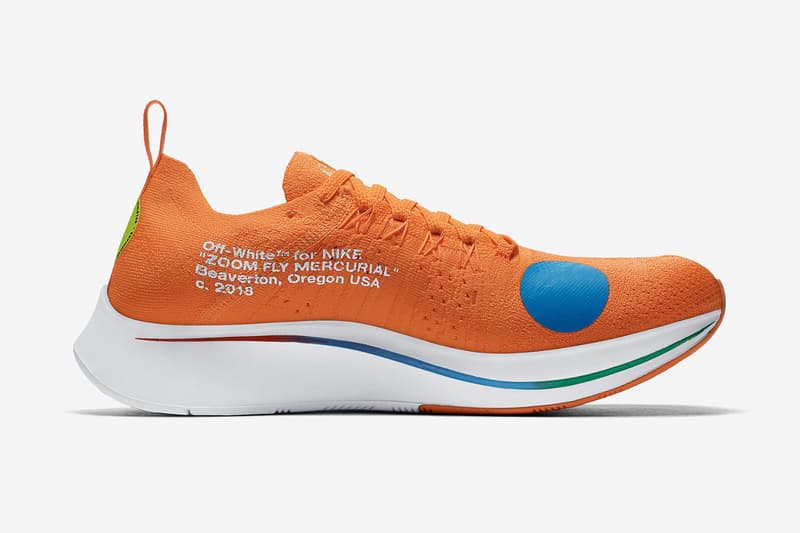 Off-White™ x Nike 聯乘 Zoom Fly Mercurial Flyknit 官方圖片釋出