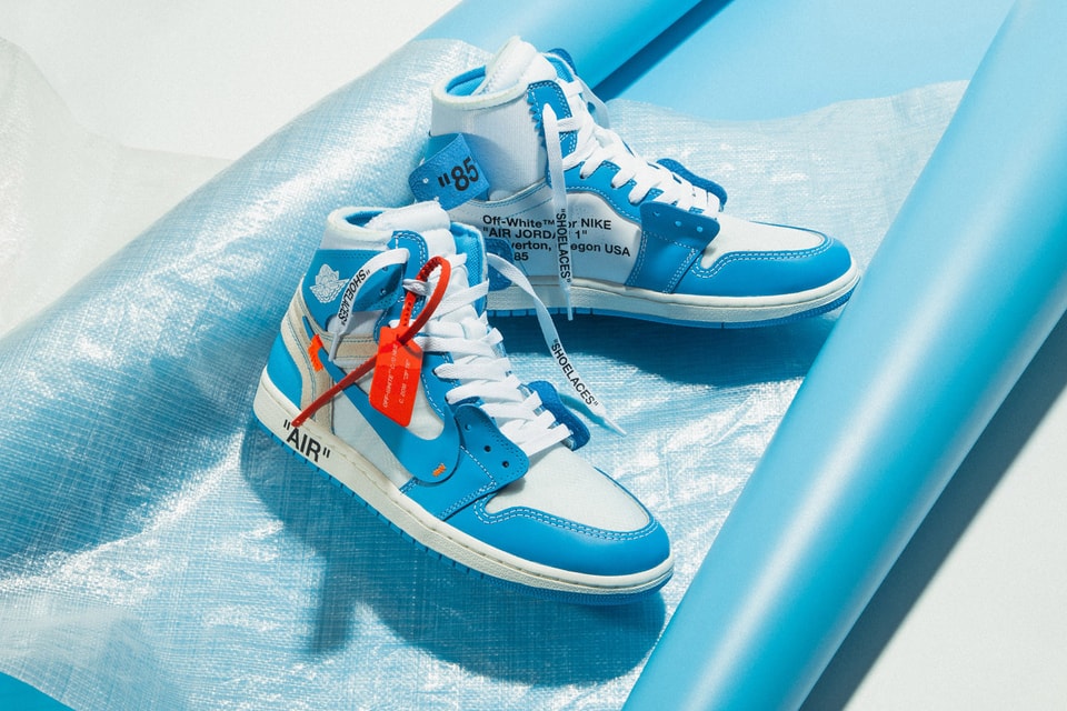 Nike x Abloh「THE TEN: Air Jordan 1 UNC」鞋款近賞| HYPEBEAST