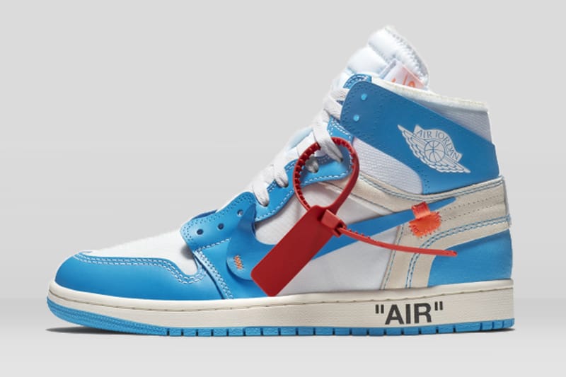 air jordan unc 1 off white