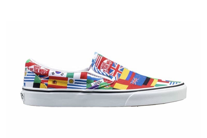 踩遍全世界－VANS 推出「International Flags」Slip-On