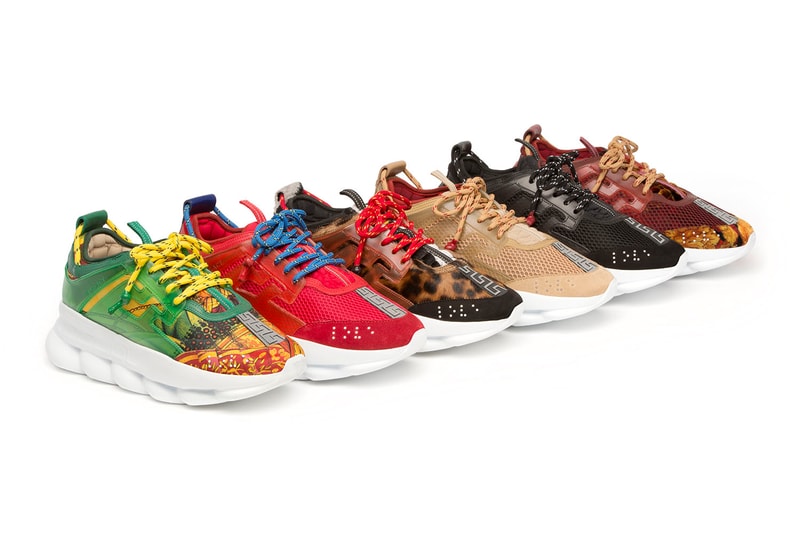 為 Chunky Sneakers 注入奢華美學－Versace 帶來全新鞋款 Chain Reaction