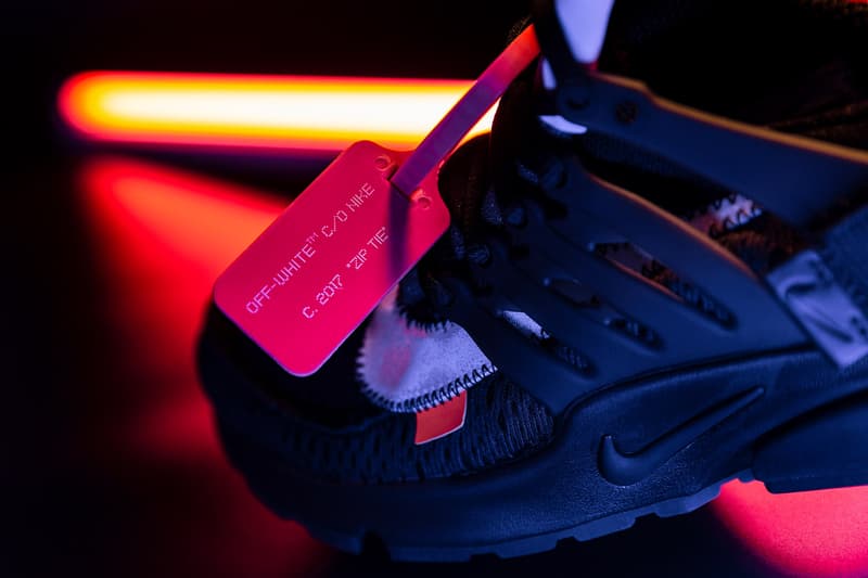 Virgil Abloh x Nike「The Ten」Air Presto 2.0 黑色抽籤入手詳情公佈