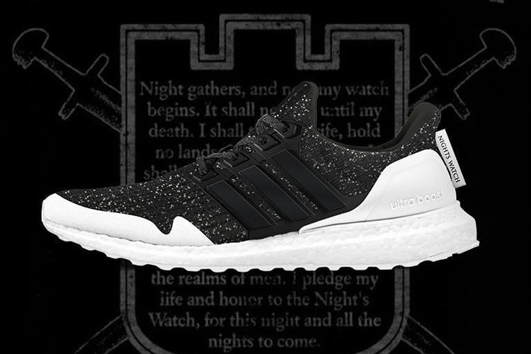 《Game of Thrones》x adidas 全新聯乘 UltraBOOST「Night's Watch」配色曝光
