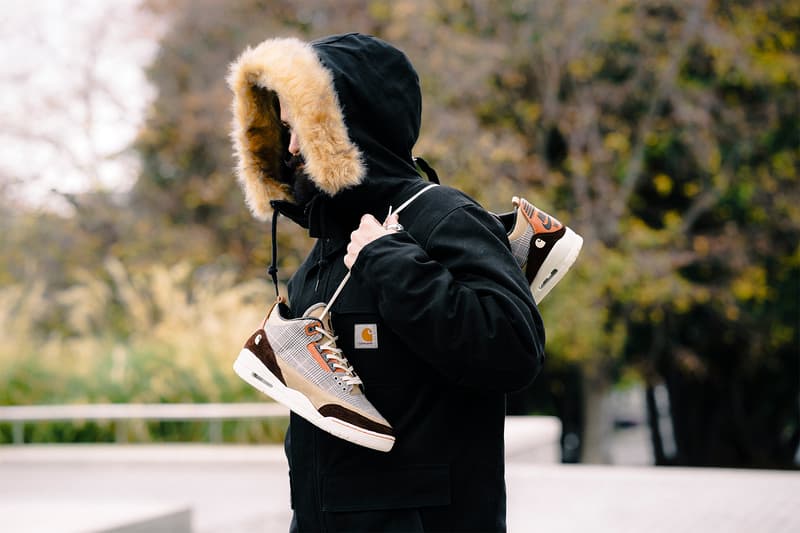 BespokeIND 打造全新 Air Jordan 3「Carhartt WIP」定製配色