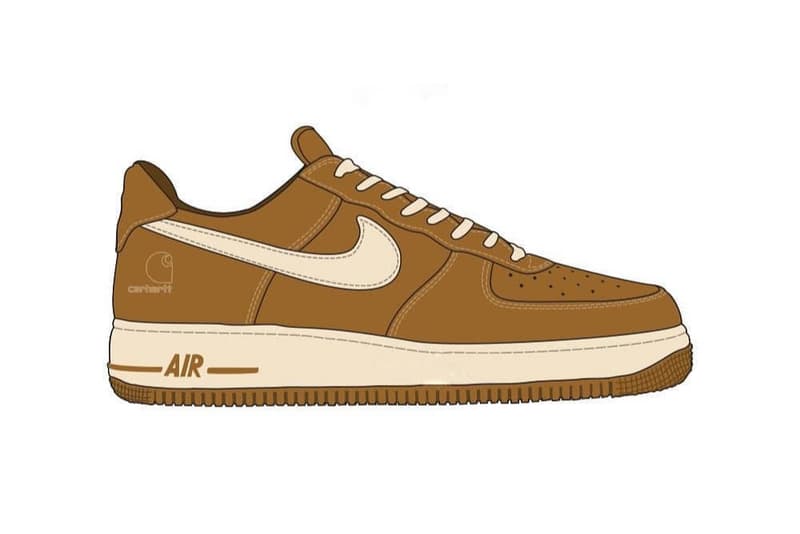 Carhartt WIP x Nike Air Force 1 聯乘系列曝光