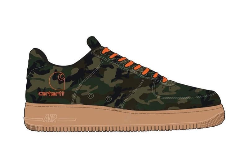 Carhartt WIP x Nike Air Force 1 聯乘系列曝光