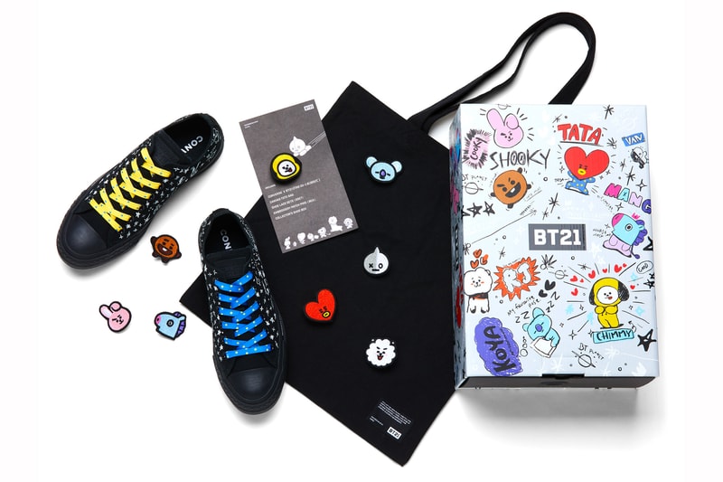 韓國人氣極盛！Converse 攜手 BT21 推出聯乘鞋款系列