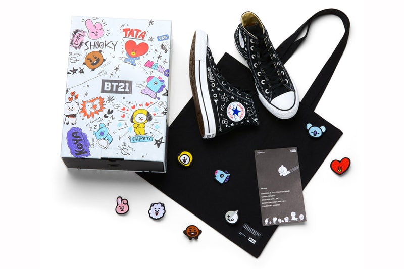 韓國人氣極盛！Converse 攜手 BT21 推出聯乘鞋款系列