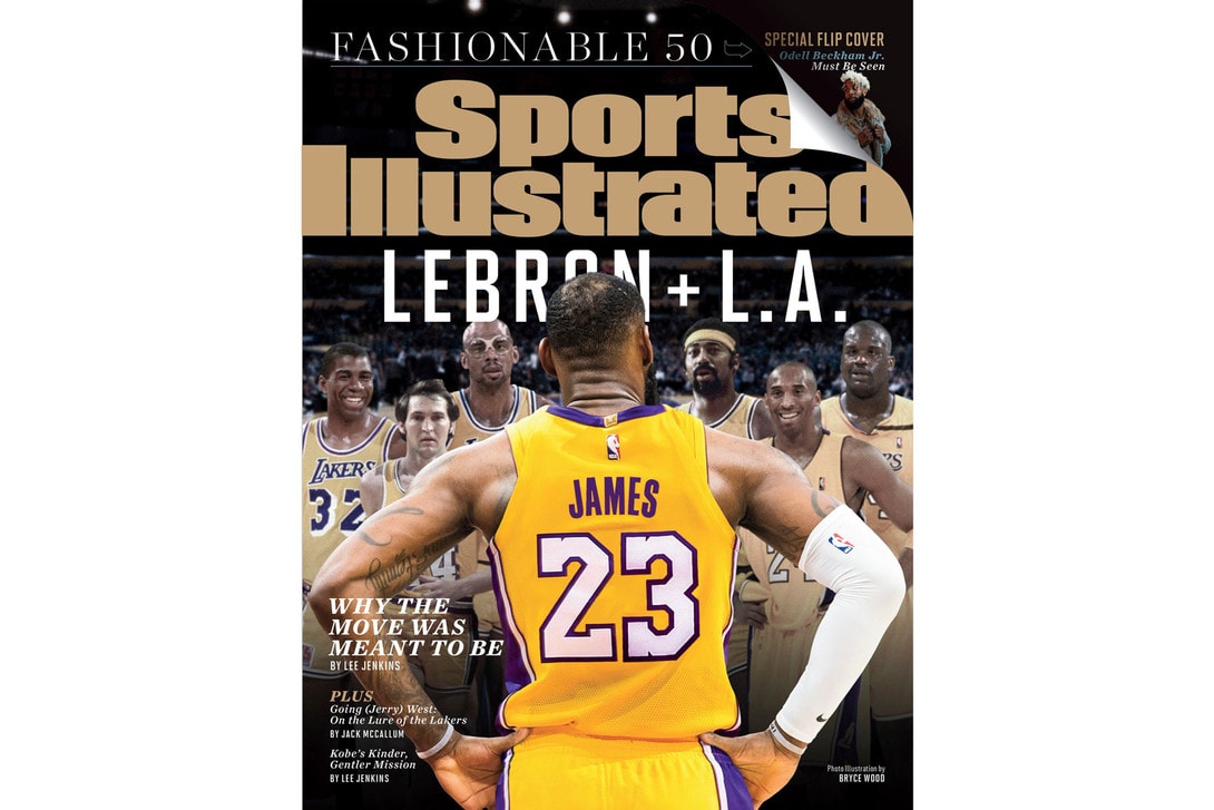 NBA 交易消息 − 《Sports Illustrated》正式發布「LeBron James + L.A.」最新封面