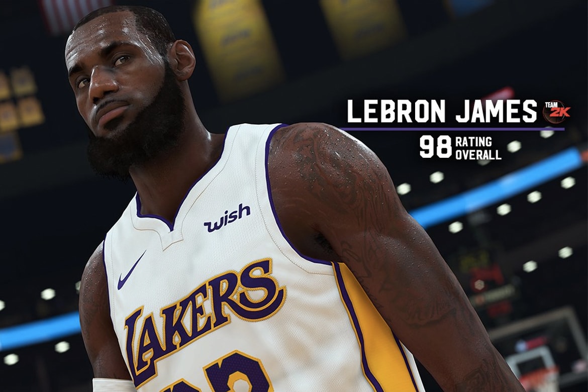 聯盟第一人 − 湖人隊 LeBron James「NBA 2K19 能力值」搶先公開