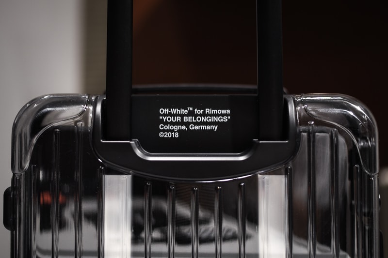 Off-White™ x RIMOWA 聯乘行李箱細節近賞