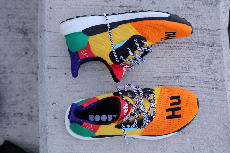 Pharrell x adidas 全新聯乘 Solar Hu Glide St 上腳預覽