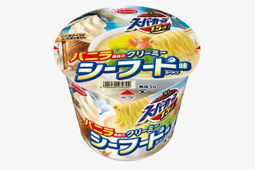 Acecook 推出冰淇淋奶油海鮮方便麵