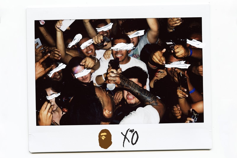 The Weeknd 正式發布 A BATHING APE® x XO 聯乘系列