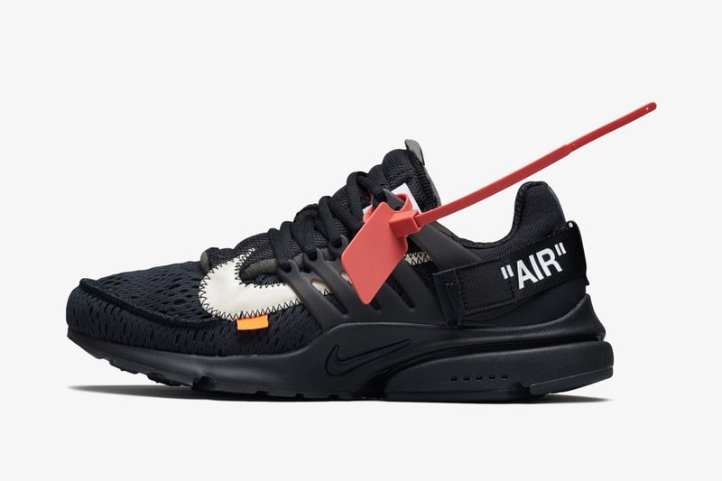 Virgil Abloh x Nike Air Presto 2.0 黑白配色鞋款官方圖片釋出
