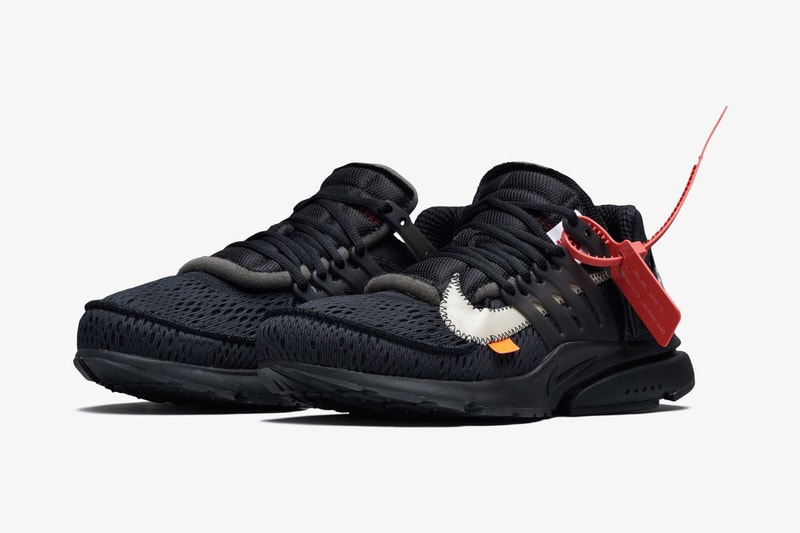 Virgil Abloh x Nike Air Presto 2.0 黑白配色鞋款官方圖片釋出