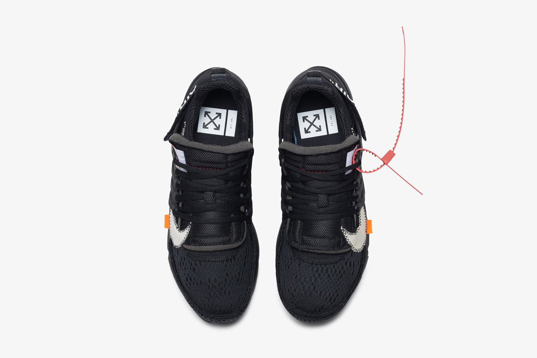 Virgil Abloh x Nike Air Presto 2.0 黑白配色鞋款官方圖片釋出