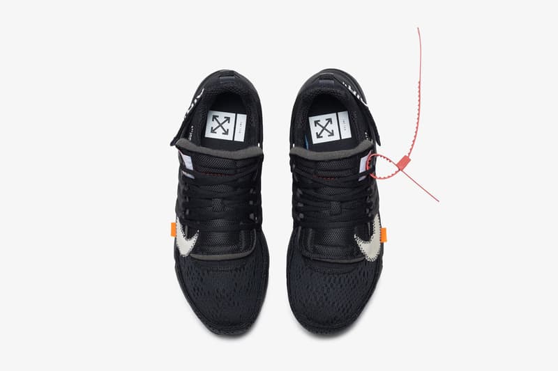 Virgil Abloh x Nike Air Presto 2.0 黑白配色鞋款官方圖片釋出