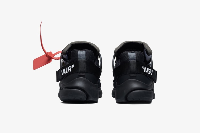 Virgil Abloh x Nike Air Presto 2.0 黑白配色鞋款官方圖片釋出