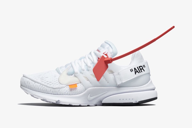 Virgil Abloh x Nike Air Presto 2.0 黑白配色鞋款官方圖片釋出