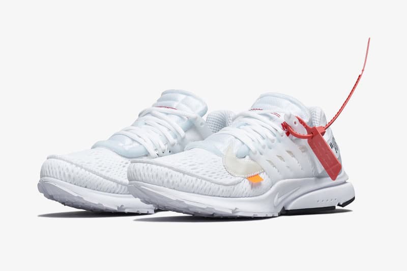Virgil Abloh x Nike Air Presto 2.0 黑白配色鞋款官方圖片釋出