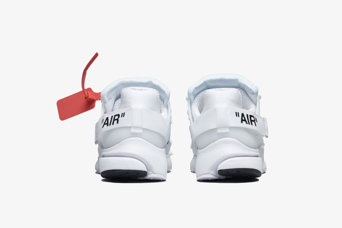 Virgil Abloh x Nike Air Presto 2.0 黑白配色鞋款官方圖片釋出