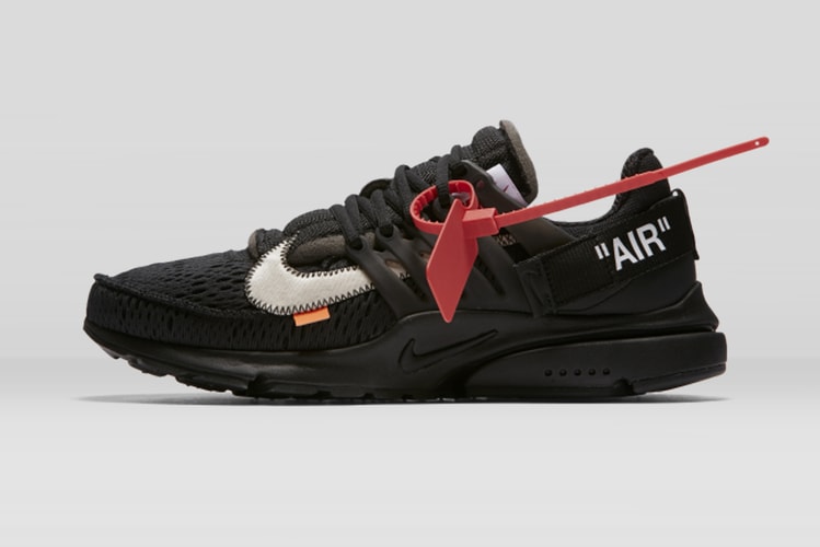 Virgil Abloh x Nike「The Ten」Air Presto 2.0 黑色鞋款香港 Nike 官方抽籤渠道釋出