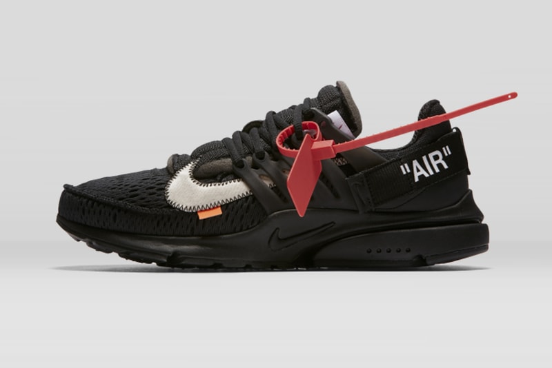 Virgil Abloh x Nike「The Ten」Air Presto 2.0 黑色鞋款香港 Nike 官方抽籤渠道釋出