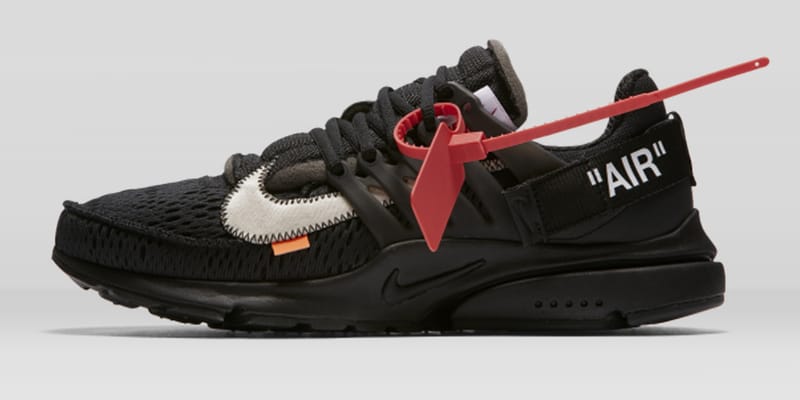 Virgil Abloh x Nike「The Ten」Air Presto 2.0 黑色鞋款香港Nike 官方抽籤渠道釋出| HYPEBEAST