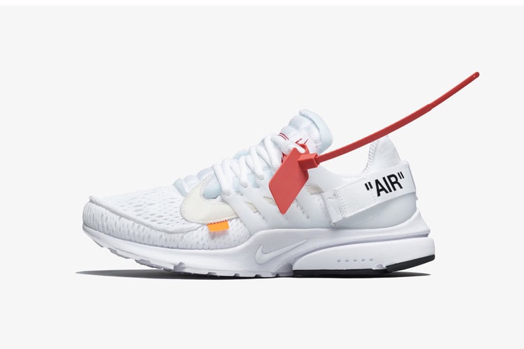 Virgil Abloh x Nike「The Ten」Air Presto 2.0 白色鞋款香港 Nike 官方抽籤渠道公告