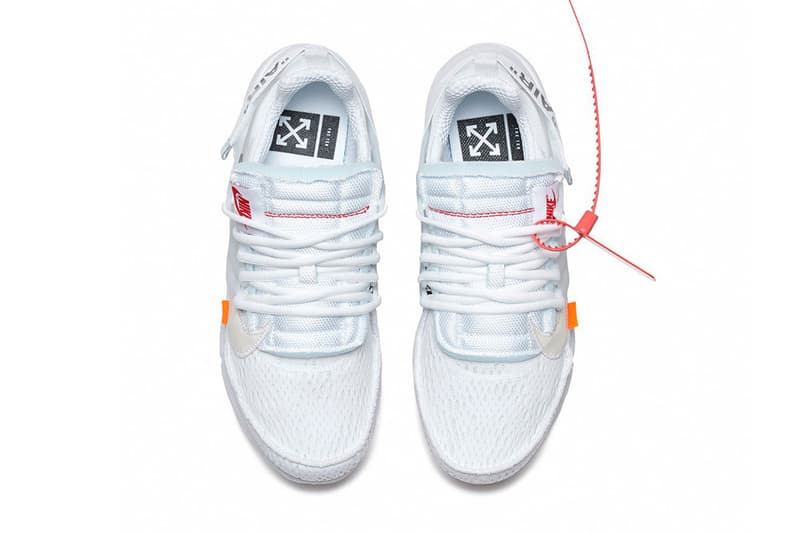 Virgil Abloh x Nike「The Ten」Air Presto 2.0 白色抽籤入手詳情公佈